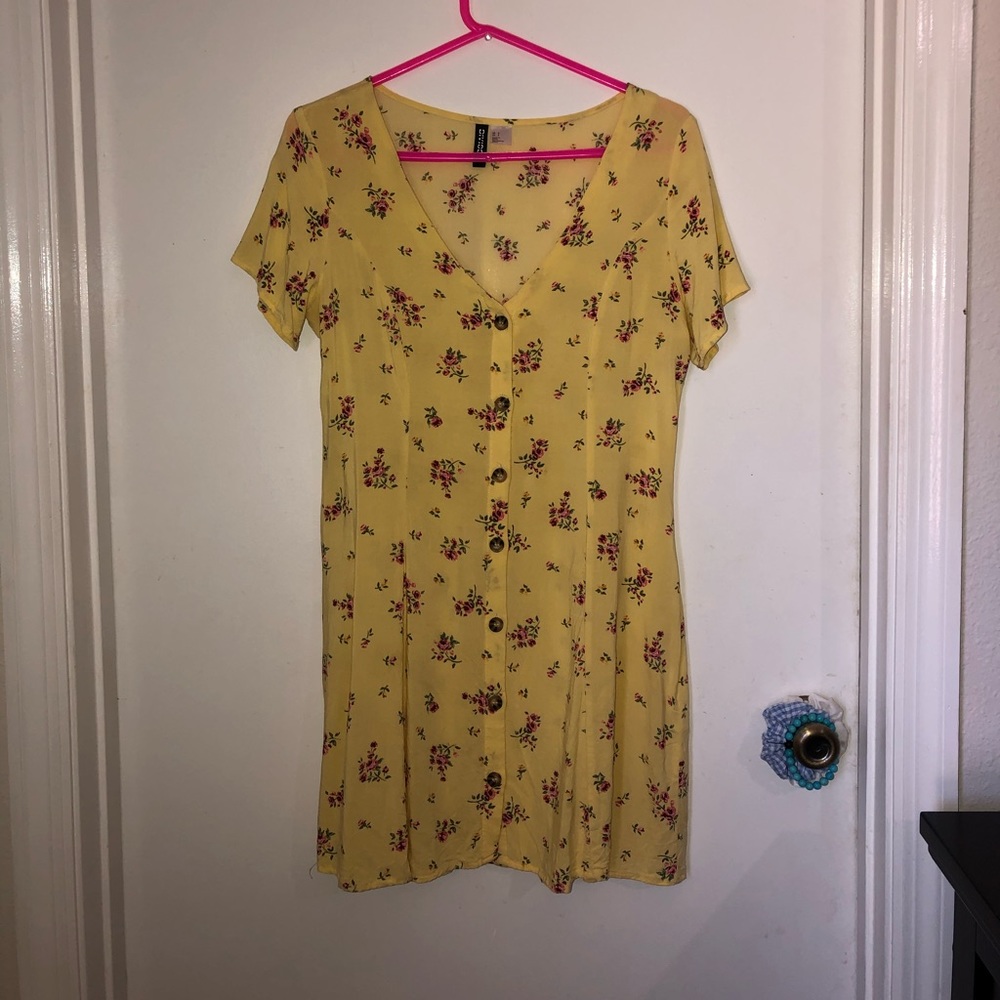 DIVIDED button down dress